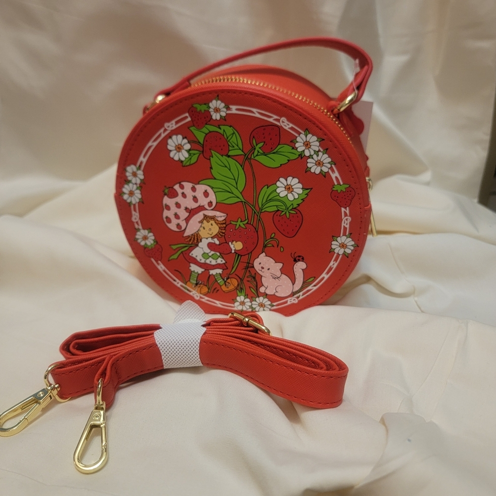 Red Strawberry Shortcake Themed Women's Bag